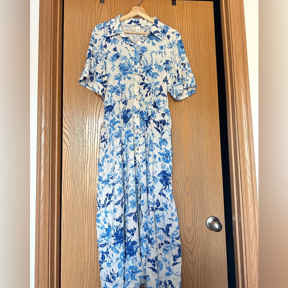 H&M shirt maxi dress